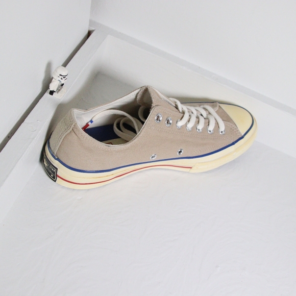 Converse Tan Cream Chuck 70s All Star Low Tops - Picture 5 of 7